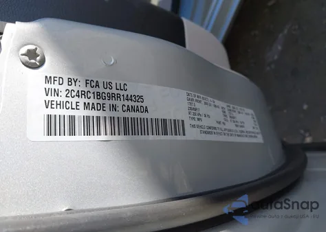 2024 Chrysler Pacifica Touring L z USA, uszkodzony, nr VIN 2C4RC1BG9RR144325